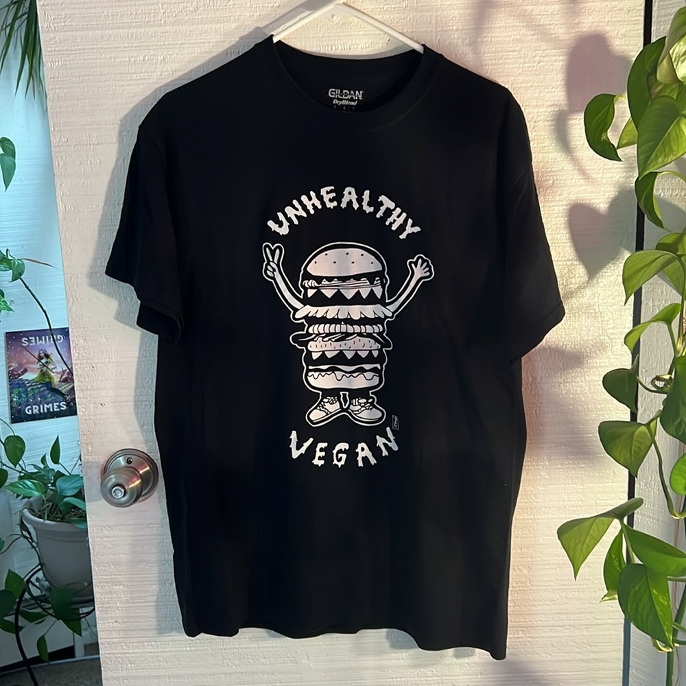 the unhealthy vegan tshirt